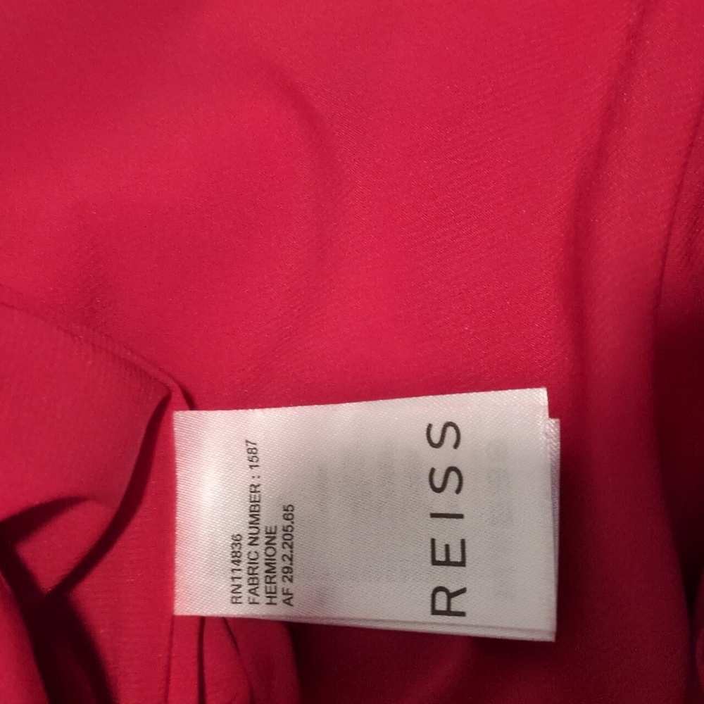 Reiss Hermione Red Dress XS 0 - Picture 7 of 9